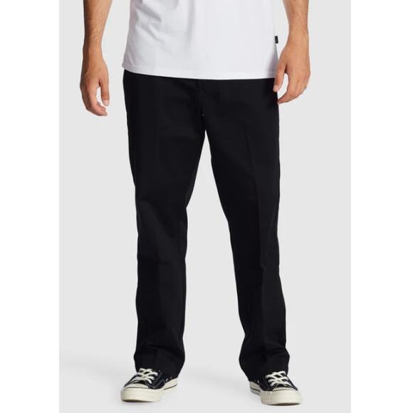 Billabong Men's Black Carter Chino Pants Size 28 - Picture 1 of 8